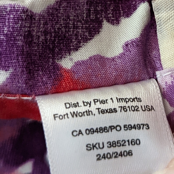 Pier 1 Imports Pillow Shams Stunning Hydrangea Watercolor Designer Covers Pair - Picture 11 of 16